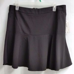 NWT Bisou Bisou Michele Bohbot Black Size 12 Skirt